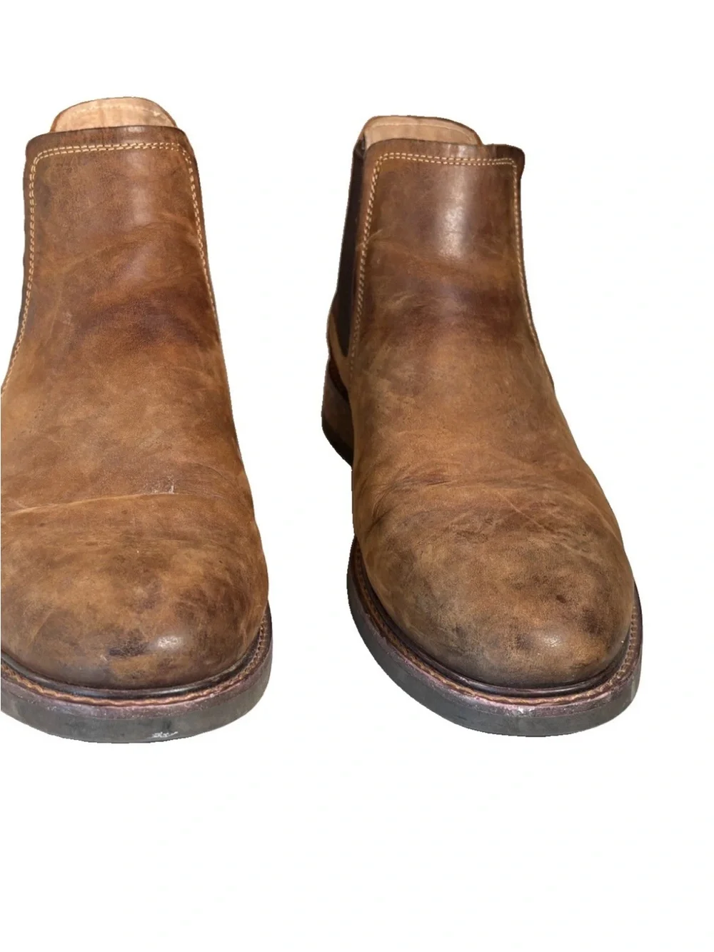 Florsheim Chalet Chelsea Boots Mens 10M Brown Leather Gore  display picture 3